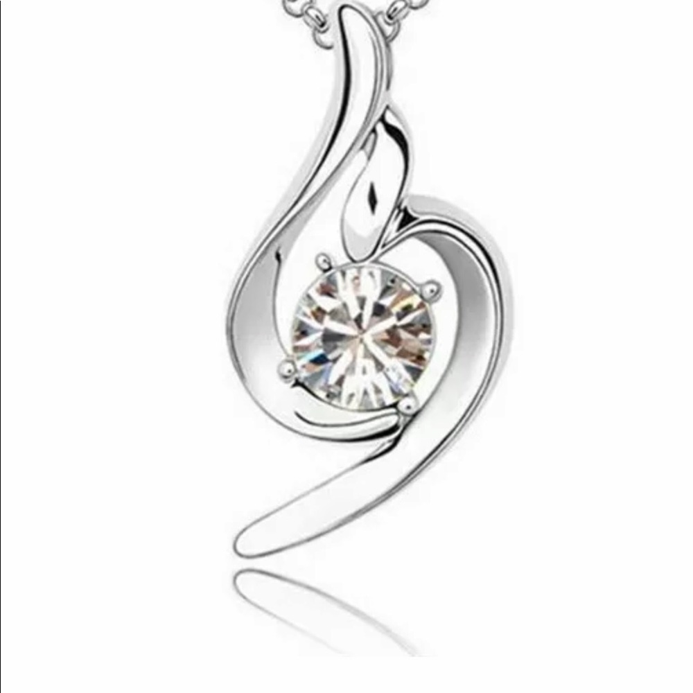 Crystal and Tibetan Silver Necklace